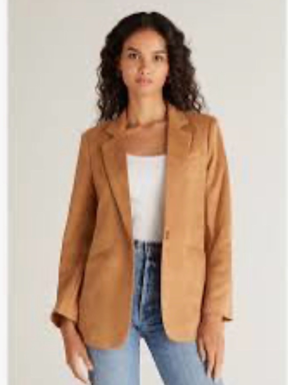 Z Supply Sandelle Faux Suede Blazer size S